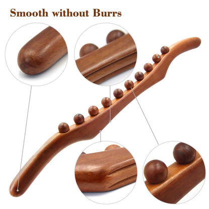 Master Zidong® Wooden Gua Sha Massage Stick