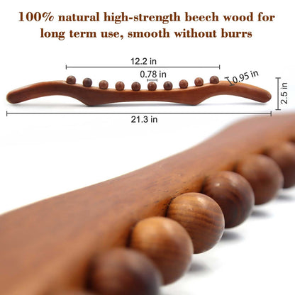 Master Zidong® Wooden Gua Sha Massage Stick